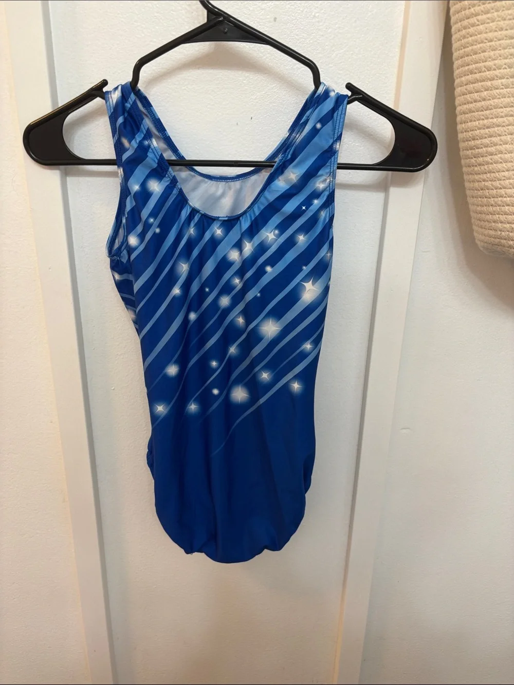 Girls' Blue Star Stripe Leotard